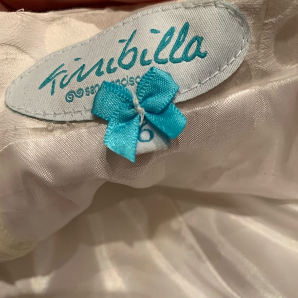 Kimibilla strapless white polka dot dress - Picture 3 of 4